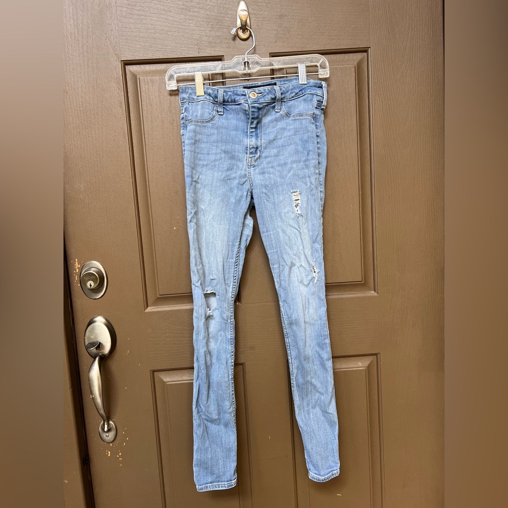 Hollister Blue Skinny Jeans